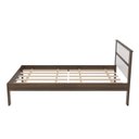 Ver imagem 5 de Cama de Solteiro para Colchão 88cm Nogal/branco Cm8004 Tecno Mobili
