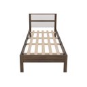 Ver imagem 3 de Cama de Solteiro para Colchão 88cm Nogal/branco Cm8004 Tecno Mobili