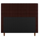 Ver imagem 3 de Cabeceira Cama Box Casal Queen Size 160Cm Linho Marrom