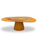Ver imagem 4 de Mesa Oval Organica em Freijo 198x122 Modelar Moveis Mesa de Jantar Orgânica