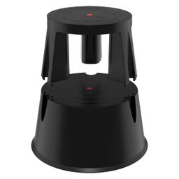 Escada Móvel 2 Degraus Banquinho Cor Preta Flash Limp - 3