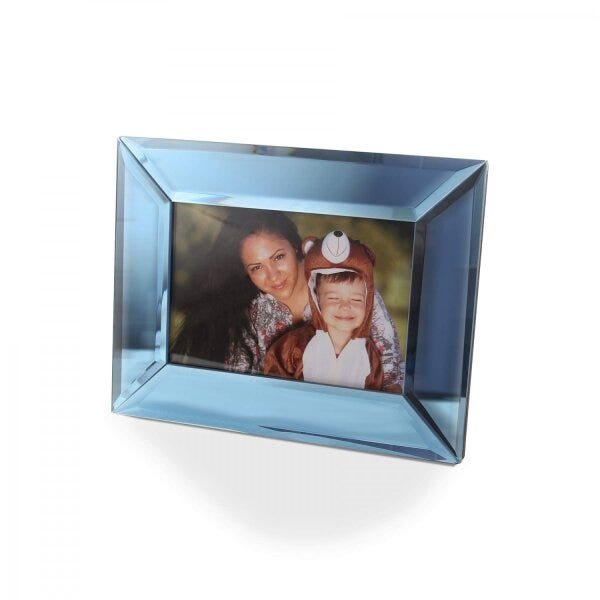Porta Retrato Retangular Espelhado 13cmx17cm Nakine - 1