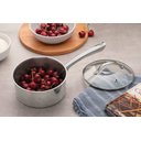 Ver imagem 3 de Jogo de Panelas Tramontina Una em Aço Inox com Fundo Triplo e Tampas de Vidro 5 Peças Tramontina