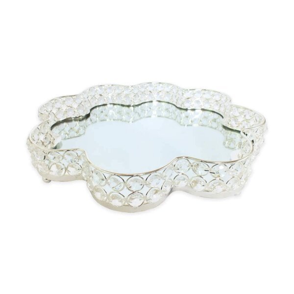 Bandeja de Ferro Godê Cristal K9 36cmx36cmx6cm Nakine - 1