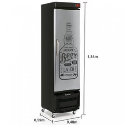 Refrigerador Vertical Cervejeira 220v Frost Free Gelopar - 5