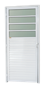 Ver imagem 1 de Porta de Cozinha Alumínio 86 Dir V.Boreal Branco Brimak