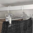 Ver imagem 2 de 50 Cabides de Presilha para Saia Organizador Guarda Roupas Loja Transparente Cinquetti