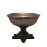 Bomboniere Vaso Para Arranjo Flor de Liz Bronze Marrom - 2