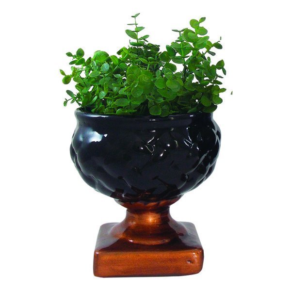 Bomboniere Vaso Para Arranjo Manto Preto - 1