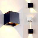 Ver imagem 5 de Arandela Led Facho Regulável 6w Branco Quente 3000k Preto Ip65 Alumínio Bivolt