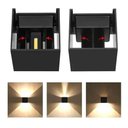 Ver imagem 4 de Arandela Led Facho Regulável 6w Branco Quente 3000k Preto Ip65 Alumínio Bivolt