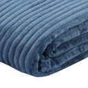Ver imagem 2 de Cobertor Manta Casal Soft Canelada 2,20m x 1,80m Califórnia Cor Azul