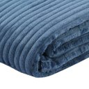 Ver imagem 2 de Cobertor Manta Casal Soft Canelada 2,20m x 1,80m Califórnia Cor Azul