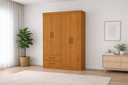 Ver imagem 1 de Guarda Roupa 4 Portas 2 Gavetas Allure -grand Line