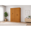 Ver imagem 1 de Guarda Roupa 4 Portas 2 Gavetas Allure -grand Line