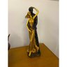 Estatueta Casal Namorado Apaixonado Veneza Dourado Envelhecido Preto G - 4