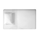 Ver imagem 2 de Jogo Cama Solteiro Algodão 130 Fios Liso Conforto Macio