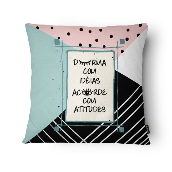 Capa para Almofada Colors Estampada 43x43cm - 1