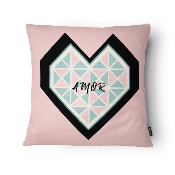 Capa para Almofada Colors Estampada 43x43cm - 1