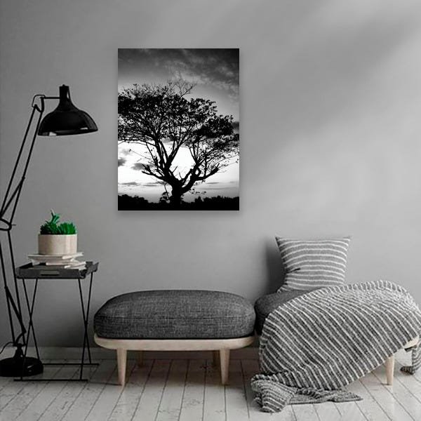 Quadro Decorativo Àrvore Pb Midiapoparte 75x100cm para Salas, Escritórios e Escritórios - 2