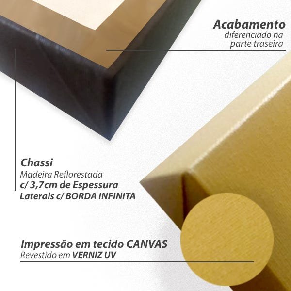 Quadro Decorativo Àrvore Pb Midiapoparte 75x100cm para Salas, Escritórios e Escritórios - 4