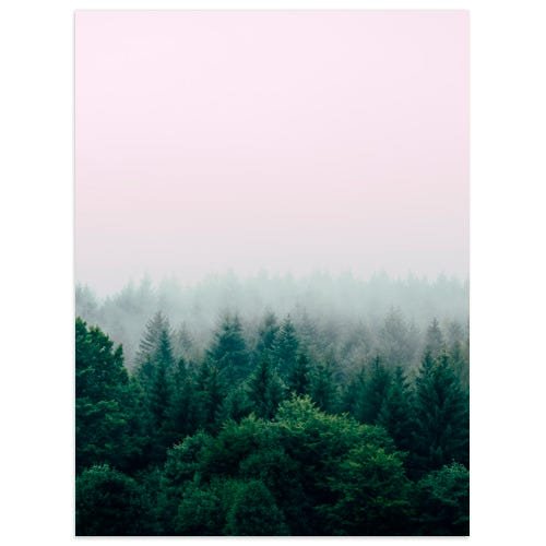 Quadro Árvore Cold Mountain Midiapoparte 60x80cm para Salas, Escritórios e Escritórios - 3