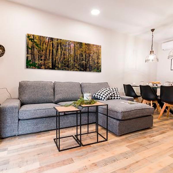 Quadro Panorâmico Arboreal Forest 100x40 Midiapoparte para Salas, Escritórios - 2