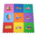 Ver imagem 1 de Tapete Tatame Eva Infantil Meios De Transportes Millytoys