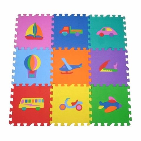 Tapete Tatame Eva Infantil Meios De Transportes Millytoys