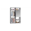 Ver imagem 1 de Closet Modulado com 2 Peças 2 Portas com Espelho 9015 Clothes