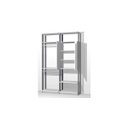 Ver imagem 2 de Closet Modulado com 2 Peças 2 Portas com Espelho 9015 Clothes