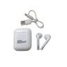 Fone de Ouvido Sem Fio - Bluetooth Branco Mbtech - 1