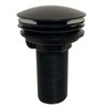 Válvula Ralo Click Preto Fosco Pia Lavatório Cuba 7/8 Abs - 2