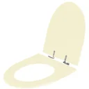 Ver imagem 2 de Assento Sanitário Laqueado Soft Close Studio Bege para vaso Incepa