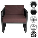 Ver imagem 3 de Conjunto 2 Poltronas e 1 Mesa de Centro Santiago em Alumínio e Corda Náutica Acesse Móveis