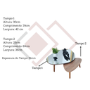 Ver imagem 5 de Conjunto de Mesa de Centro Espelhada Paris