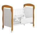 Ver imagem 3 de Berço Mini Cama Danny Branco Savana com Colchão D18 de 10cm - Reller Móveis Branco Savana