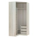 Ver imagem 2 de Guarda-roupa Canto 2 Portas Legno Crema Com Connect