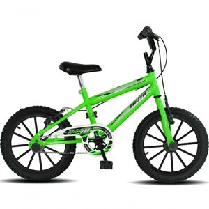 Bicicleta Aro 16 Infantil South Ferinha para Meninos - Verde Verde