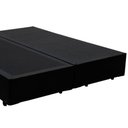 Ver imagem 3 de Cama Box Casal Bipartido Sintético Mega Cama Preto 138x188x42cm