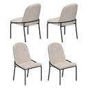 Ver imagem 3 de Kit com 4 Cadeiras para Sala de Jantar Rubi