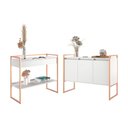 Ver imagem 1 de Conjunto Decorativo Aparador e Buffet 3 Portas Industrial