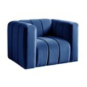 Ver imagem 1 de Poltrona Mona Cor Veludo Azul