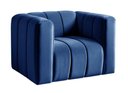 Ver imagem 1 de Poltrona Mona Cor Veludo Azul