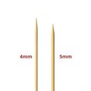 Ver imagem 2 de Espeto de Bambu Importado 28cm X 5mm: 1000 Unidades