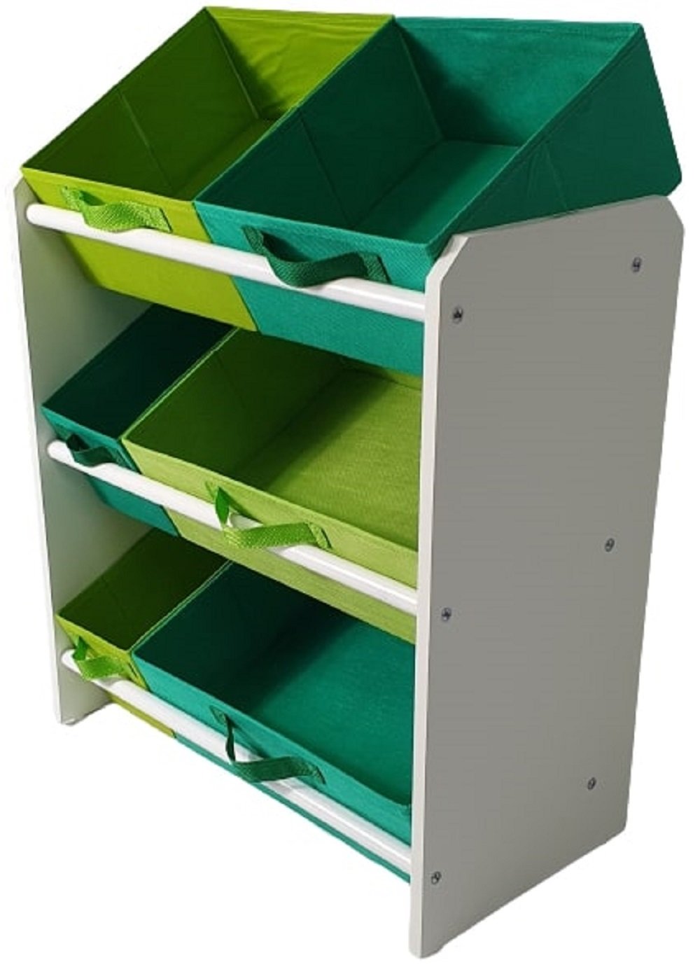 Organizador de Brinquedos Infantil Médio Cor:verde Bandeira e Verde Limão - 2