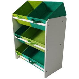 Organizador de Brinquedos Infantil Médio Cor:verde Bandeira e Verde Limão - 2