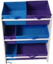 Ver imagem 2 de Organizador de Brinquedos Infantil Médio Cor:Azul e Violeta