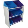 Organizador de Brinquedos Infantil Médio Cor:azul e Violeta - 1