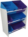 Ver imagem 1 de Organizador de Brinquedos Infantil Médio Cor:Azul e Violeta